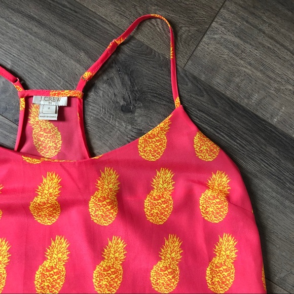 ✨HP✨ Adorable Pineapple Tank from J. crew 🍍 Size 2 - Picture 3 of 4